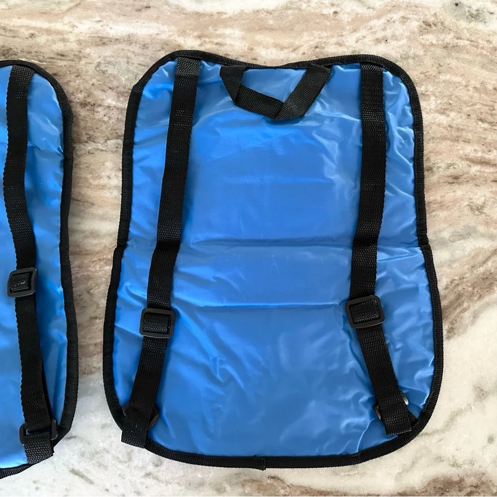 MLB Chicago Cubs Blue Reusable Small Backpack Bag Stadium Souvenir Set of 2